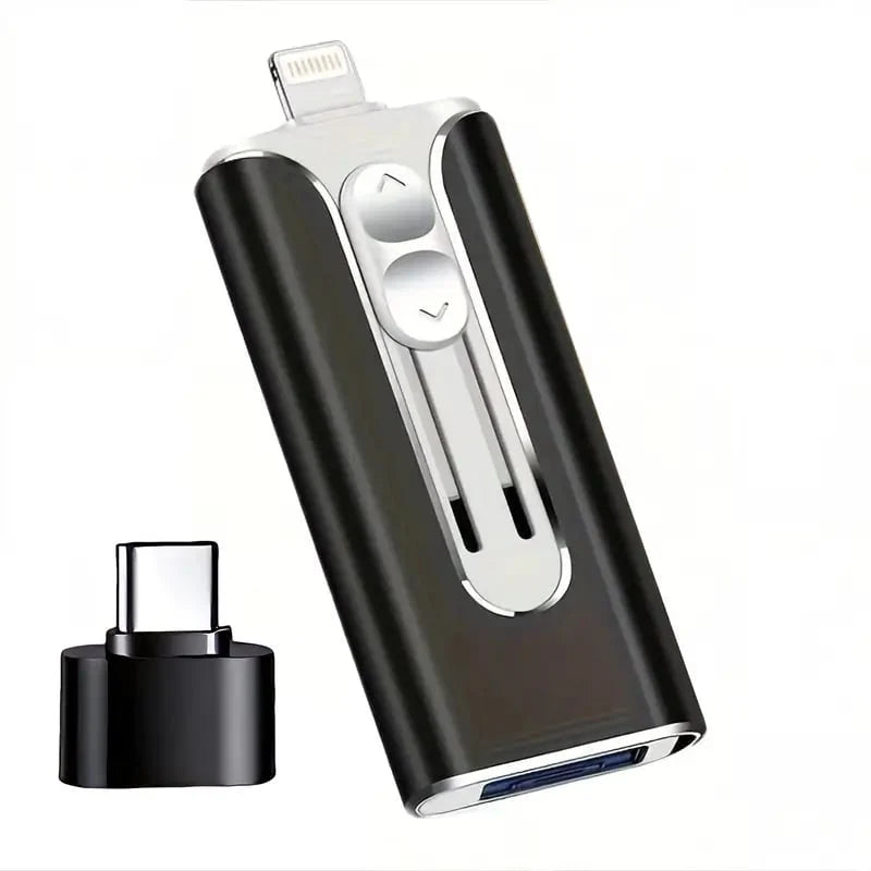 USB Flash Drive 4-in-1 Multi-Connector USB 3.0 Up to 256GB