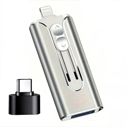 USB Flash Drive 4-in-1 Multi-Connector USB 3.0 Up to 256GB