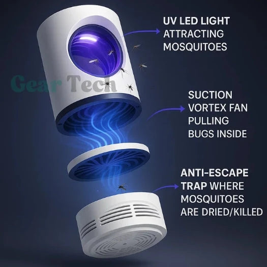 UV Fly Trap – Electric Mosquito Light for Indoor and Outdoor Settings