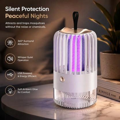 UV Mosquito Trap Rechargeable 12-Hour Chemical-Free