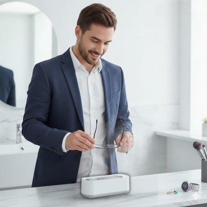 Ultrasonic Cleaner Jewelry & Glasses USB Rechargeable