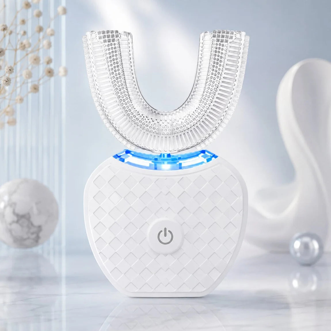 Ultrasonic Electric Toothbrush U-Shaped 360 Degree USB Rechargeable