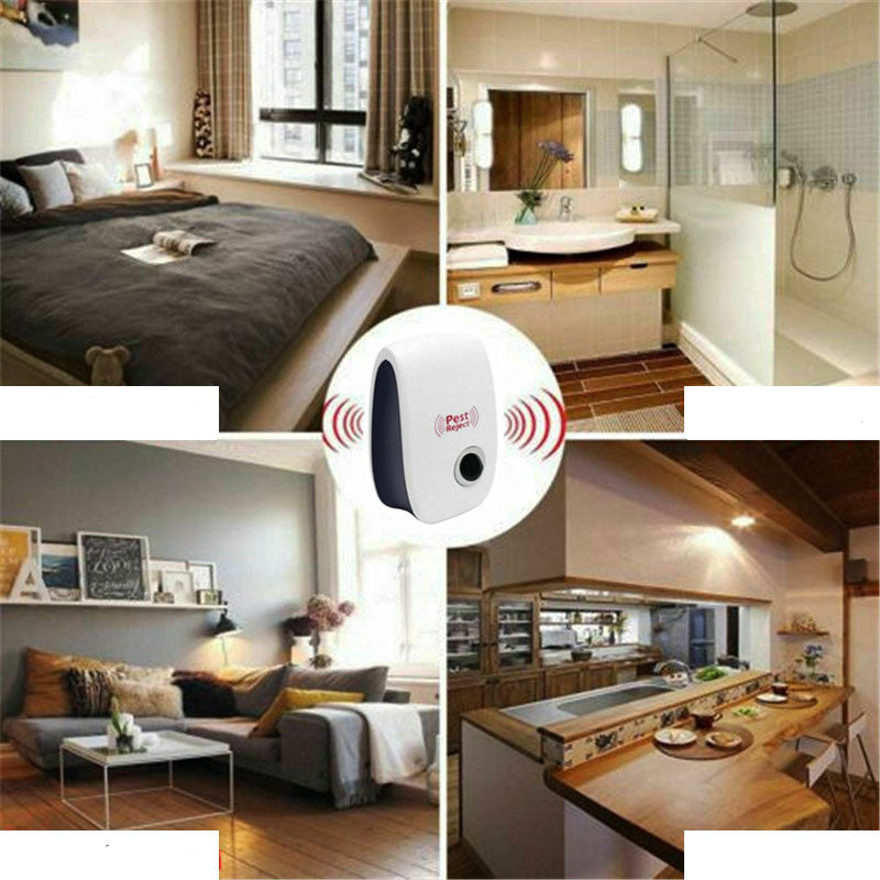 Ultrasonic Pest Repeller Plug-In Chemical-Free Pet-Safe
