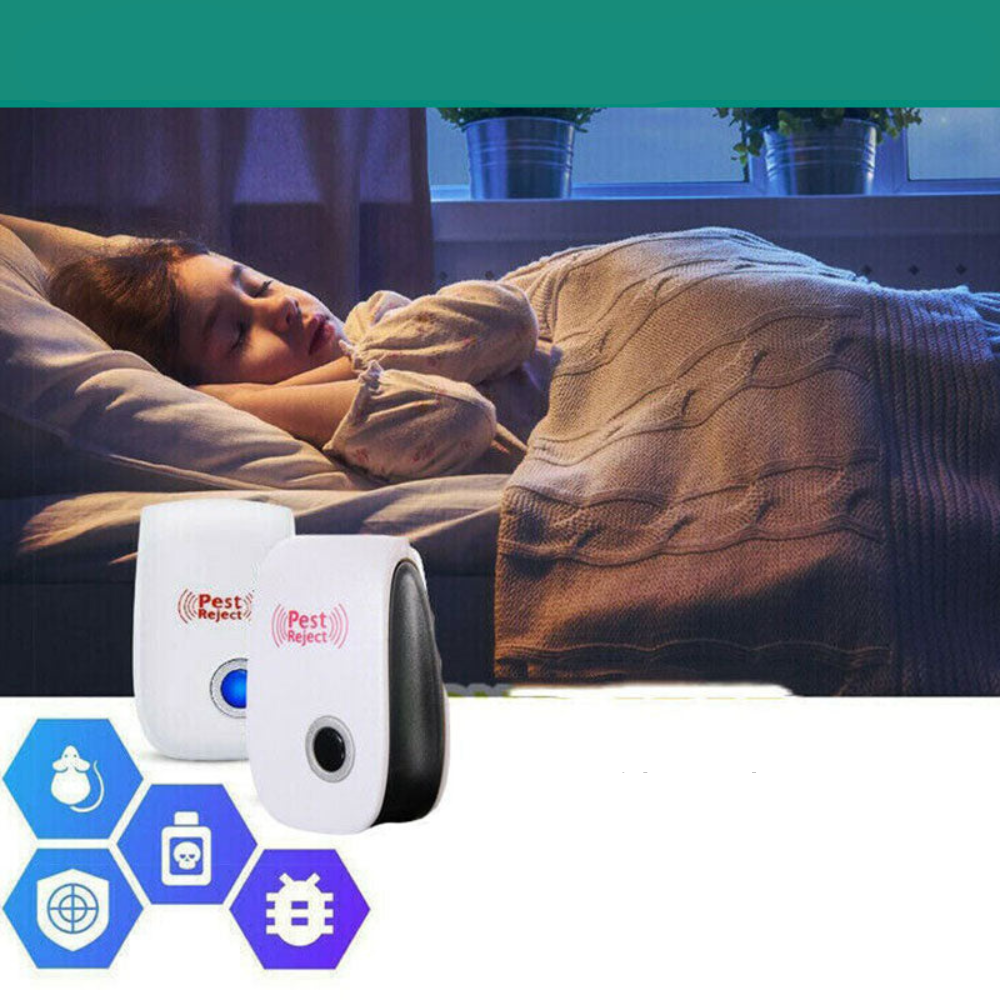 Ultrasonic Pest Repeller Plug-In Chemical-Free Pet-Safe