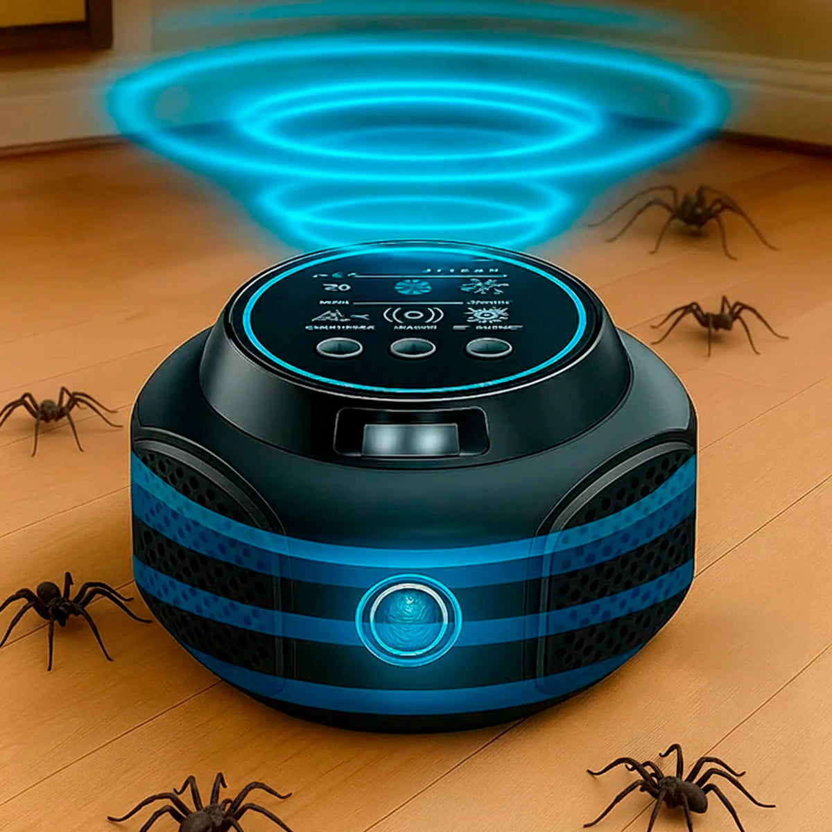 Ultrasonic Spider Repellent Plug-In – Chemical-Free, Quiet, and Safe