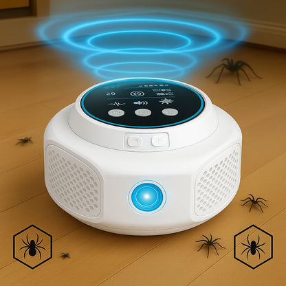 Ultrasonic Spider Repellent Plug-In – Chemical-Free, Quiet, and Safe