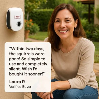 Ultrasonic Squirrel Deterrent Device - Reliable Pest Management for Gardens and Yards