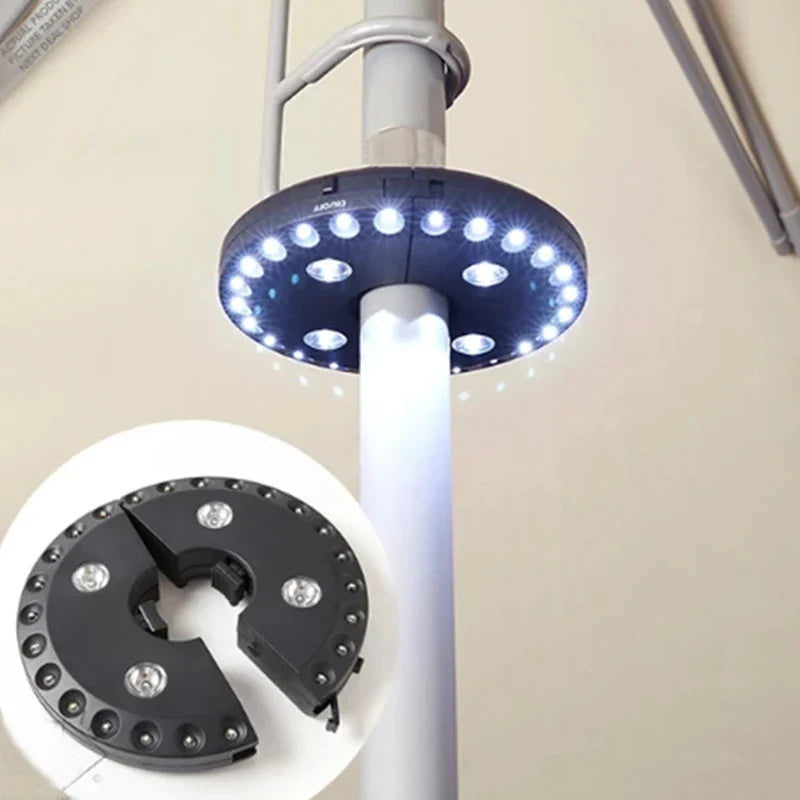 Umbrella Light Clip-On 3-Level LED 100 Lumens