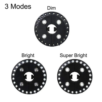 Umbrella Light Clip-On 3-Level LED 100 Lumens