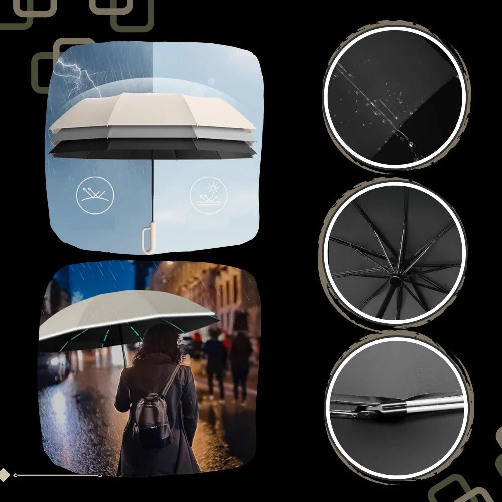 Umbrella One-Touch Automatic Wind-Resistant UV Protection