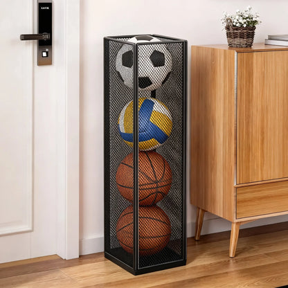 Umbrella Stand Powder-Coated Metal Mesh Ventilated Space-Saving