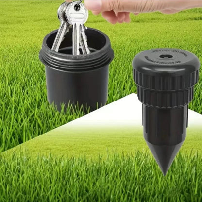 Underground Key Safe Sprinkler Camouflage Weather-Resistant