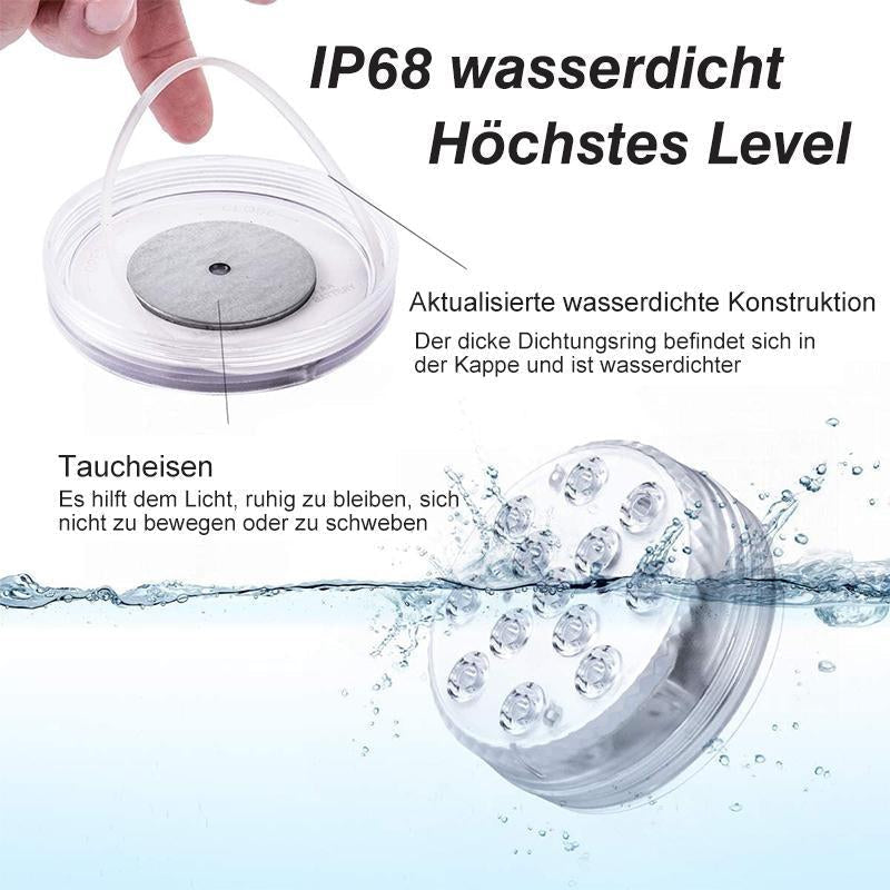 Underwater Light IP68 Waterproof 16-Color Remote Control