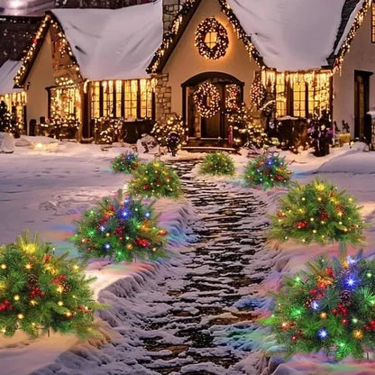 Urn Filler Evergreen Warm White LEDs With Timer