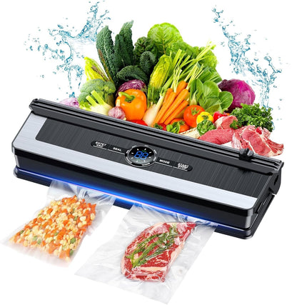 Vacuum Sealer Built-In Cutter & LED Display