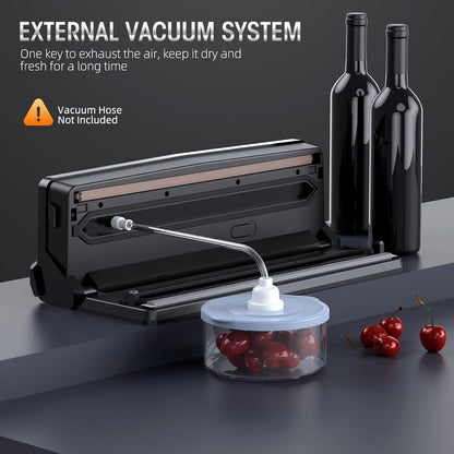 Vacuum Sealer Built-In Cutter & LED Display