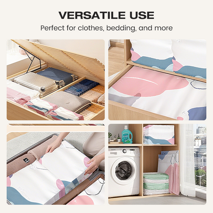 Vacuum Storage Bag No-Pump Press Seal & Moisture-Resistant