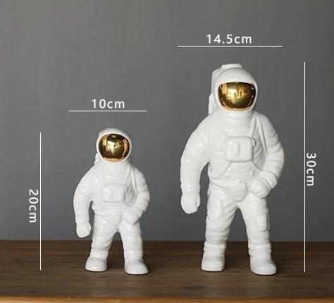 Vase Astronaut Design Integrated Planter