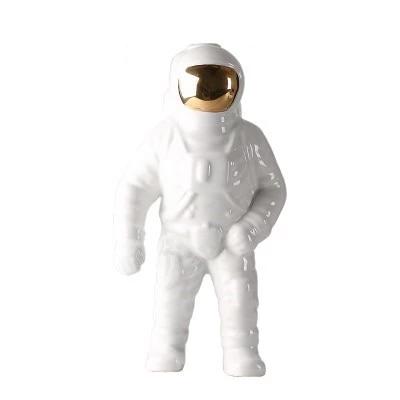 Vase Astronaut Design Integrated Planter