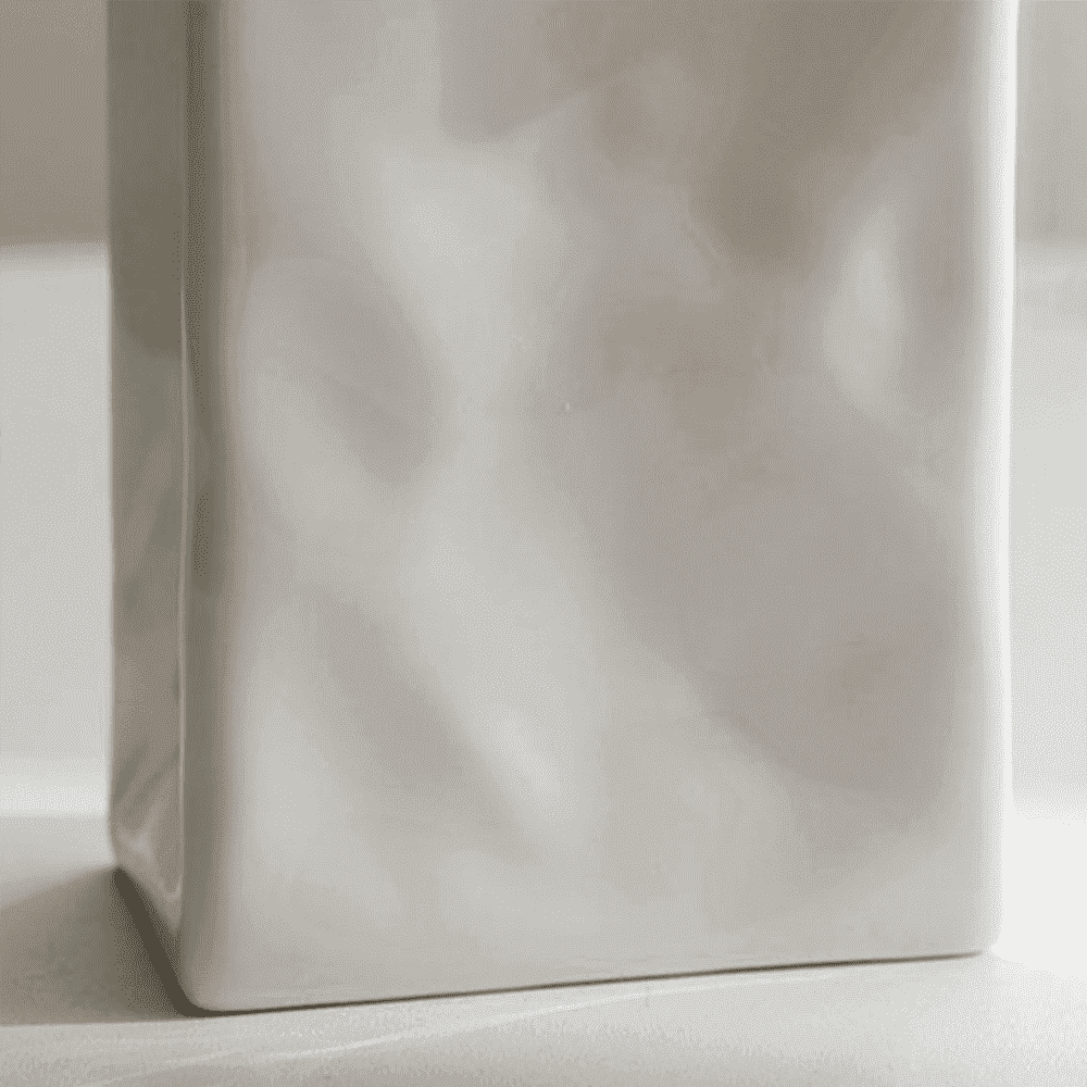 Vase Handbag-Shaped Porcelain Tabletop
