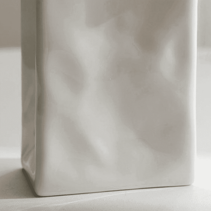 Vase Handbag-Shaped Porcelain Tabletop