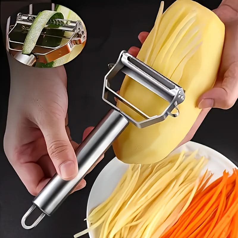 Vegetable Peeler Dual Peeler & Julienne Cutter Stainless Steel Blade