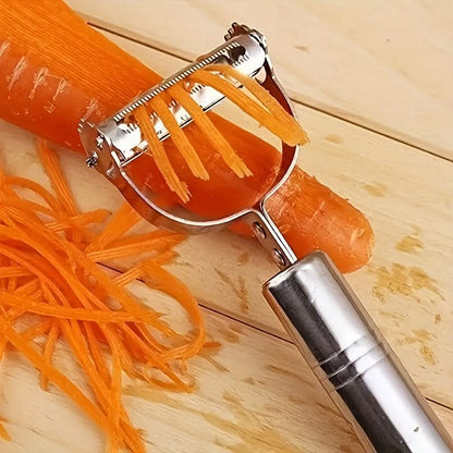 Vegetable Peeler Dual Peeler & Julienne Cutter Stainless Steel Blade