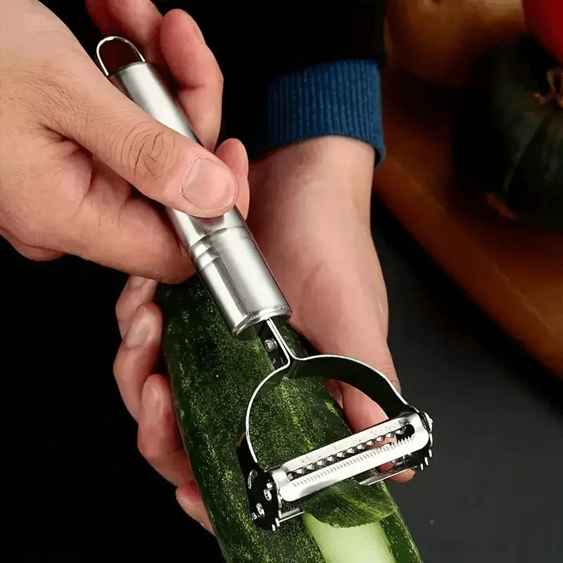 Vegetable Peeler Dual Peeler & Julienne Cutter Stainless Steel Blade