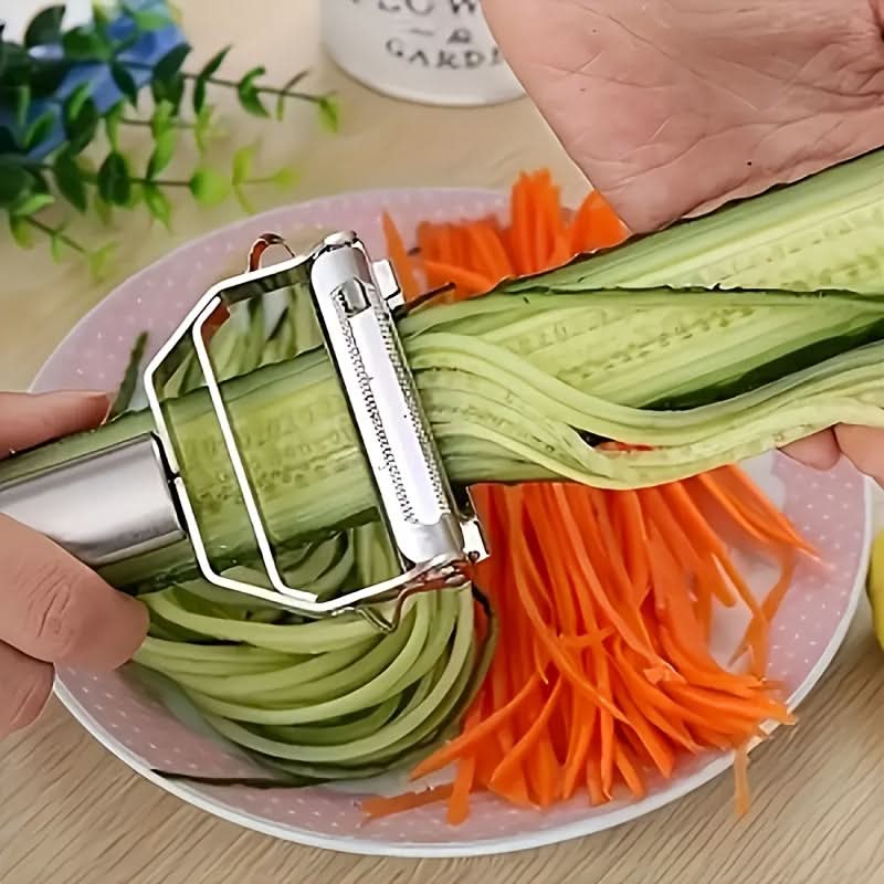 Vegetable Peeler Dual Peeler & Julienne Cutter Stainless Steel Blade