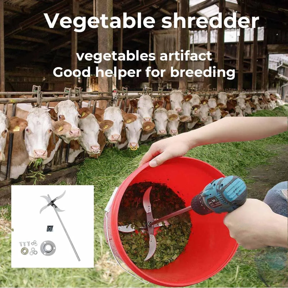 Vegetable Shredder Four Sharp Stainless Steel Blades