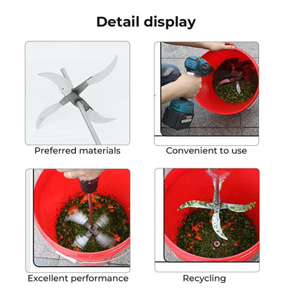 Vegetable Shredder Four Sharp Stainless Steel Blades