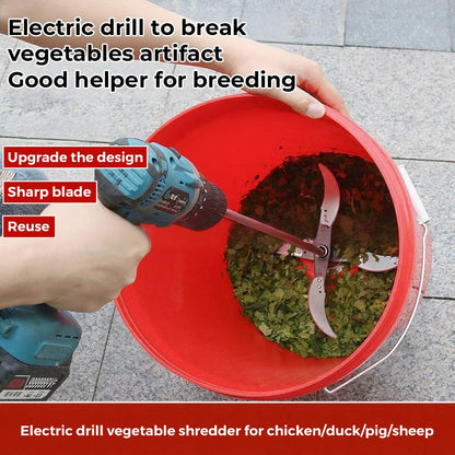 Vegetable Shredder Four Sharp Stainless Steel Blades