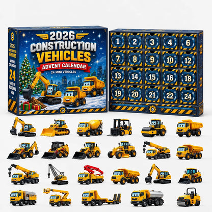 Vehicle Advent Calendar Cast Metal 24-Piece Set