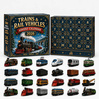 Vehicle Advent Calendar Cast Metal 24-Piece Set