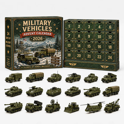 Vehicle Advent Calendar Cast Metal Models Set of 24