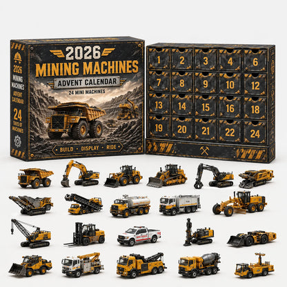 Vehicle Advent Calendar Cast Metal Models Set of 24