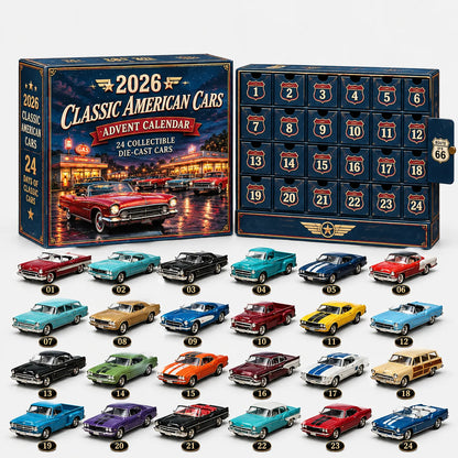 Vehicle Advent Calendar Cast Metal Models Set of 24