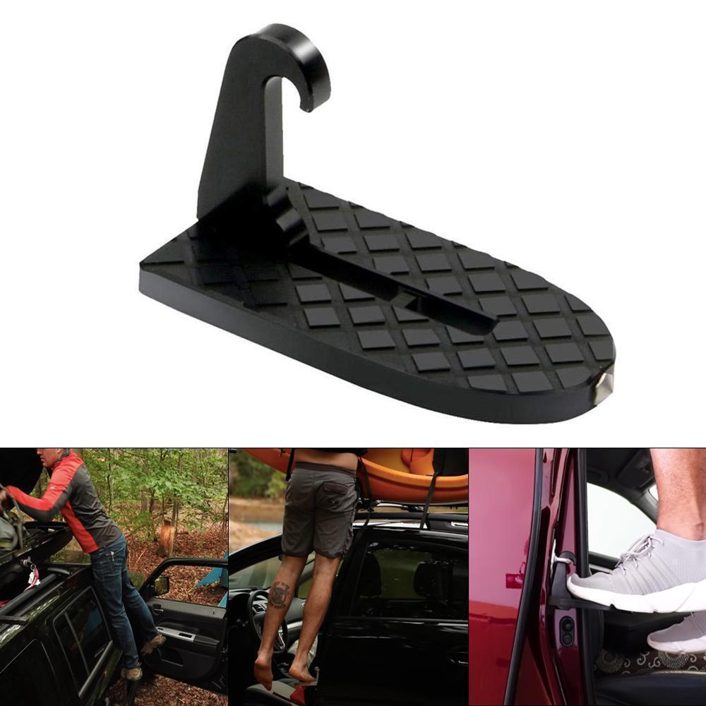 Vehicle Door Step Non-Slip Silicone Edge & Emergency Hammer