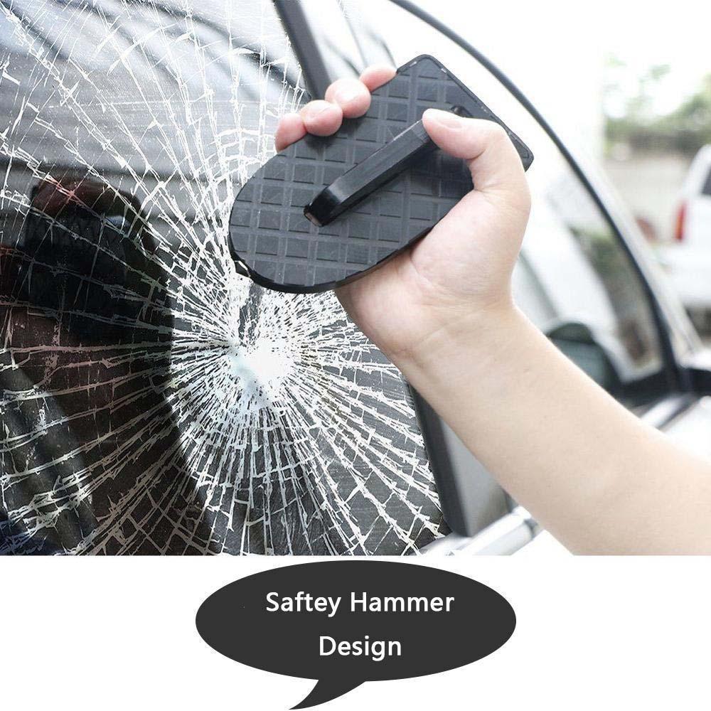 Vehicle Door Step Non-Slip Silicone Edge & Emergency Hammer