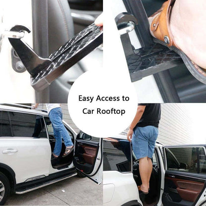 Vehicle Door Step Non-Slip Silicone Edge & Emergency Hammer