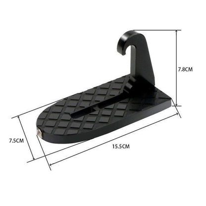 Vehicle Door Step Non-Slip Silicone Edge & Emergency Hammer