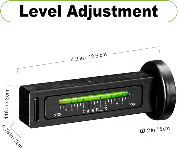 Vehicle Inclinometer 0.1 Degree Accuracy Strong Magnetic Base