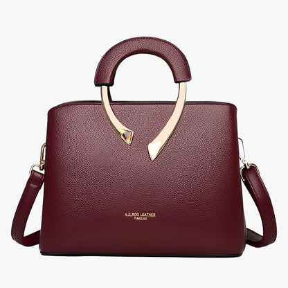 Versatile Leather Tote Bag for Women with Superior Organization