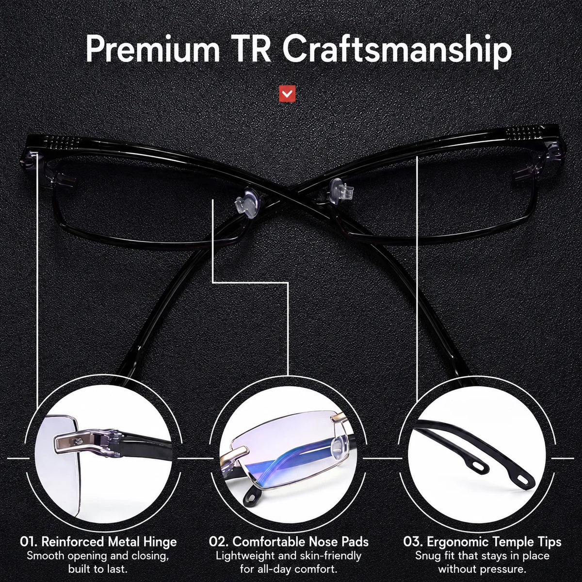 Visionary Lens | Clear Multifocal Vision | Blue Light Protection | Ultra-Lightweight & Frame-Free