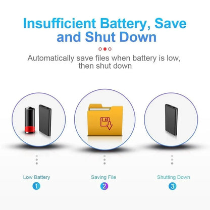 Voice Recorder Voice-Activated 50-Hour Battery Life
