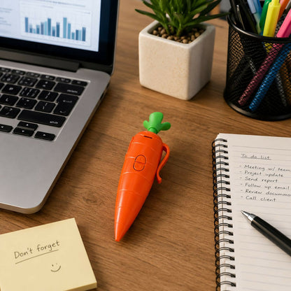 Voice Recording Pen Carrot-Shaped One-Button