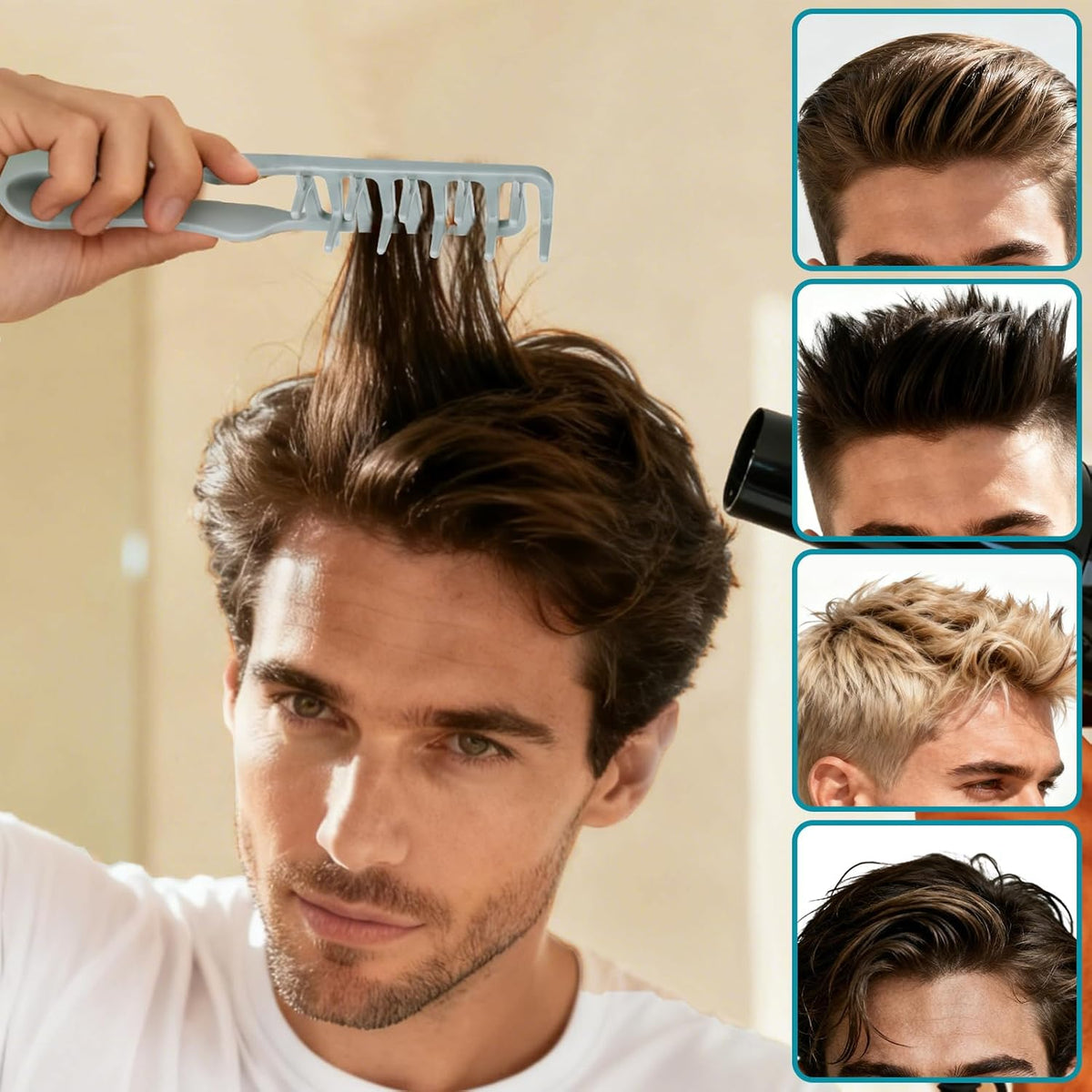 Volume Comb Wide Tooth Root Lift & Gentle Scalp Massage