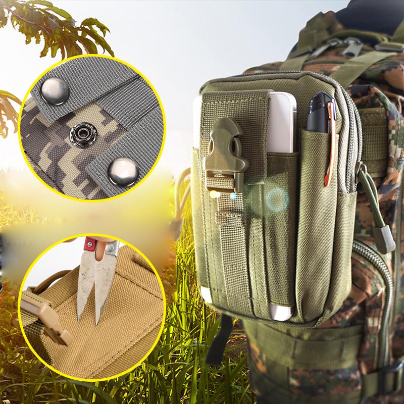 Waist Bag Molle System & Belt Clip Water-Resistant Nylon