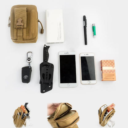 Waist Bag Molle System & Belt Clip Water-Resistant Nylon