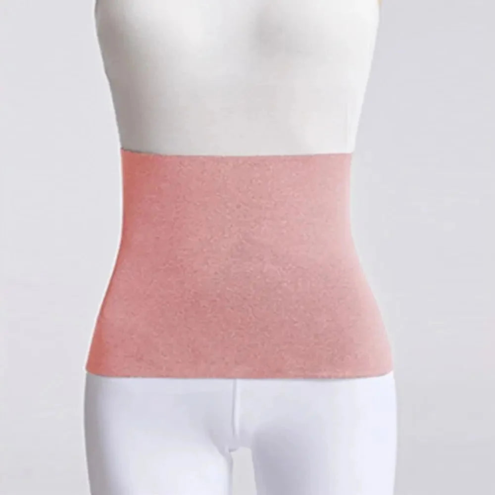 Waist Support Band Warming Elastic Cotton Breathable Lightweight